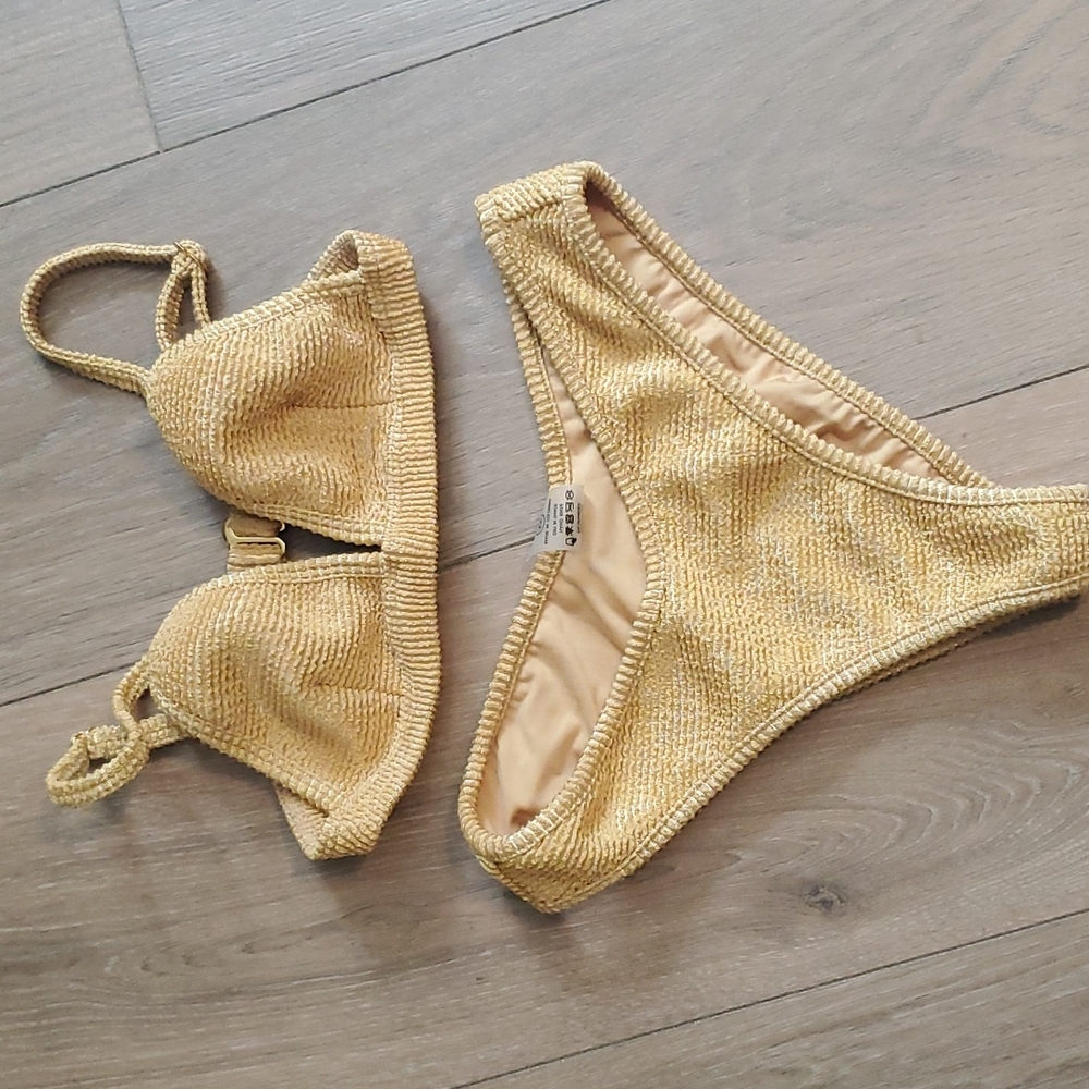 Montce gold bikini sz XS